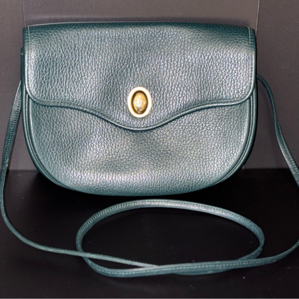 Hunter Green Leather Dior Crossbody